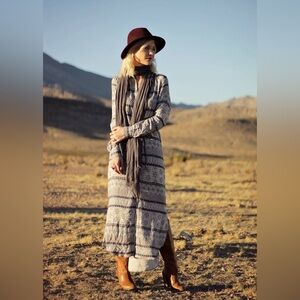 White Crow Maxi dress convertible to duster boho